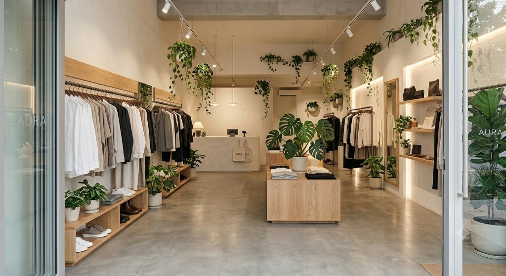 Fashion boutique interior